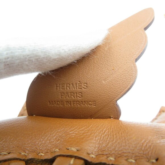 HERMES Rodeo Pegasus PM Gold U Stamp Bag Charm - Picture 6 of 6